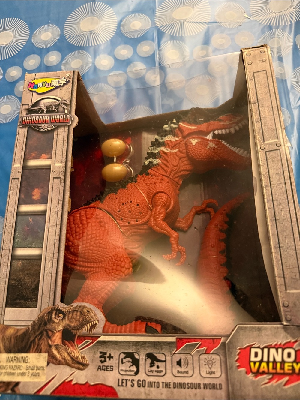 Red T-Rex Interactive Reptile Toy 3+